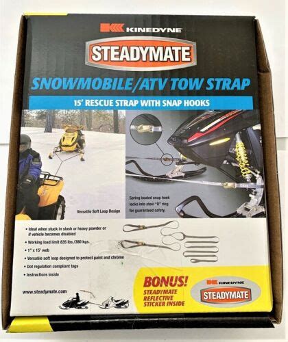 steadymate snowmobile tow straps